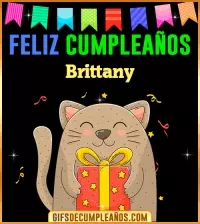 GIF Feliz Cumpleaños Brittany